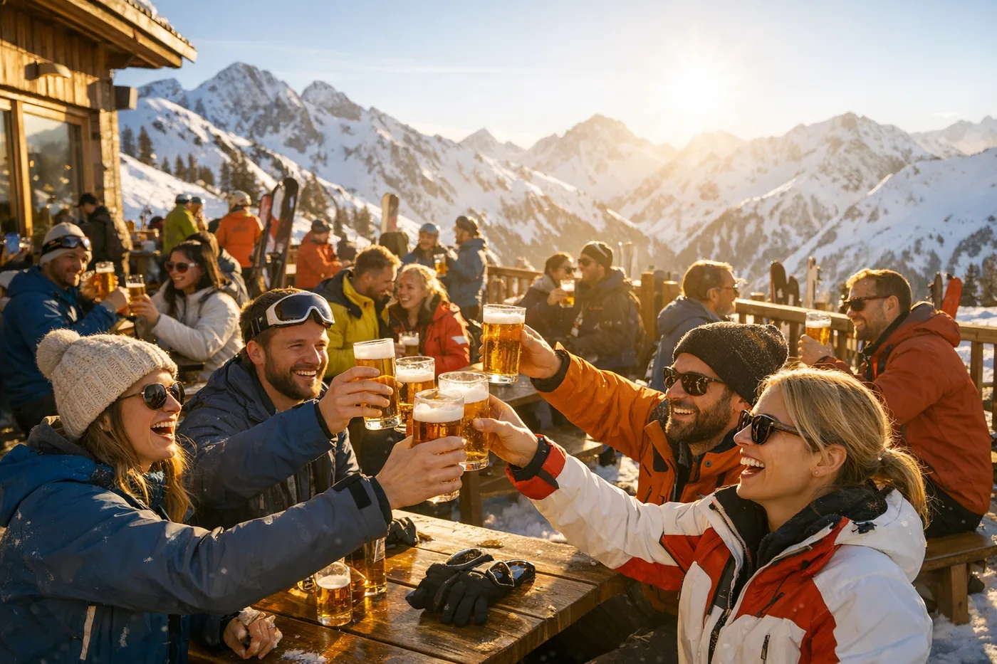 Apres-ski in the Alps