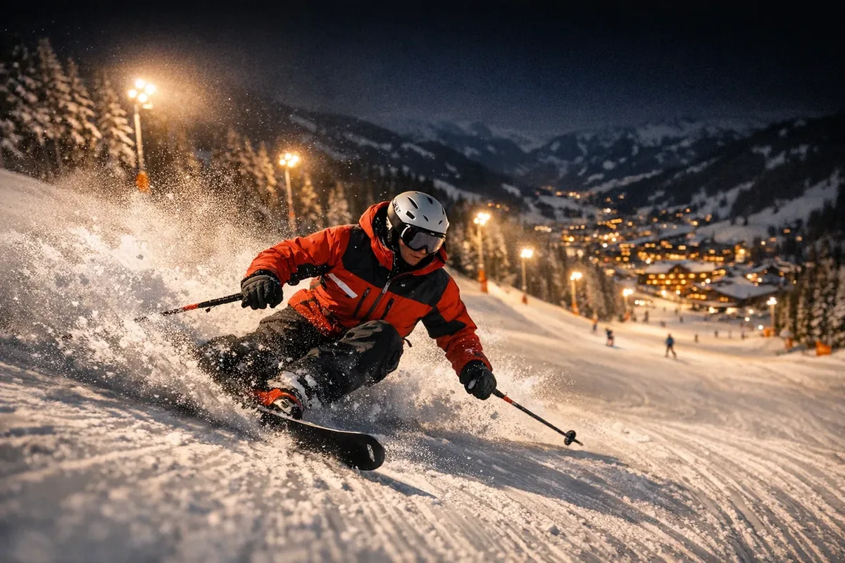 Skiing in Flachau