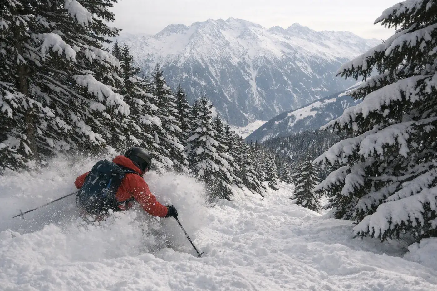 Skiing in Gerlos