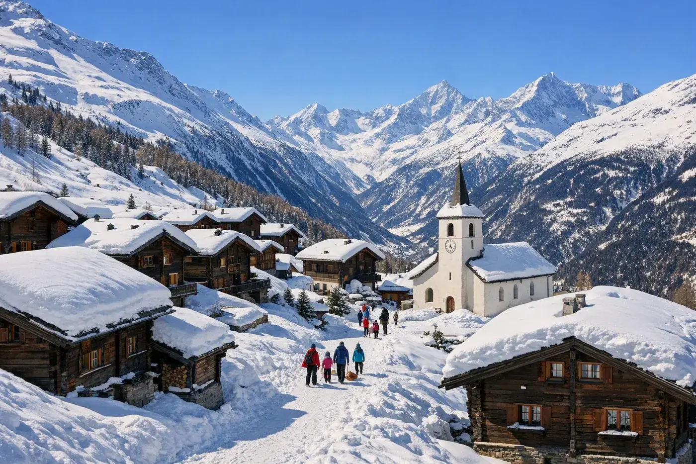 Ski holiday in Grächen in Switzerland