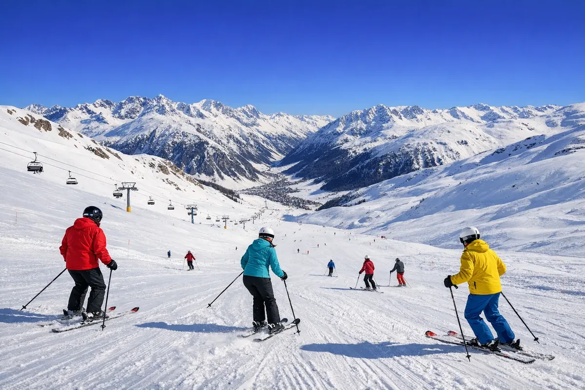 Skiing in Livigno