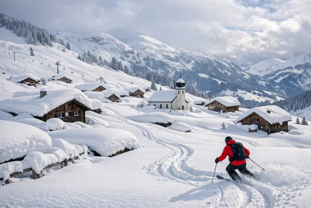Ski holiday in Damüls