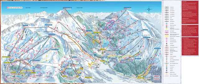 Piste map Arosa