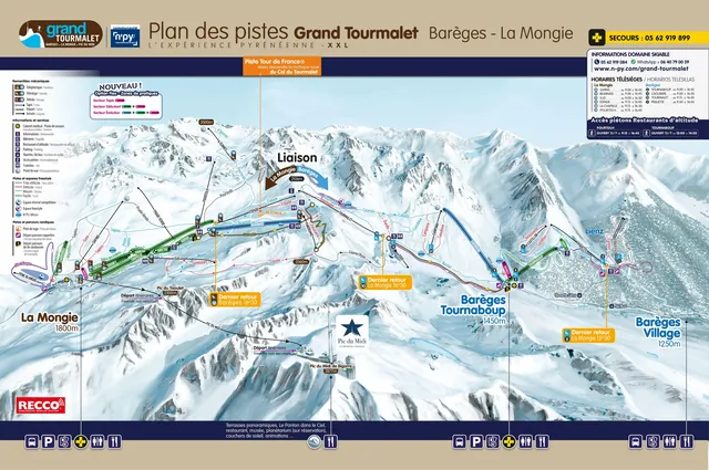Piste map Valmorel