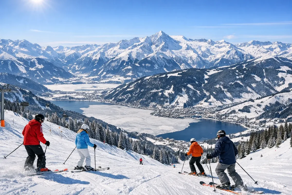 Skiing in Zell am See