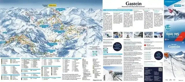 Piste map Bad Gastein
