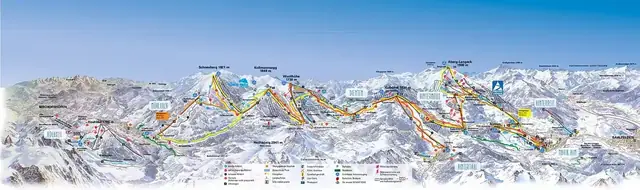 Piste map Maria Alm