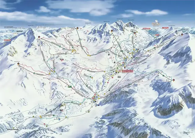 Piste map Obertauern