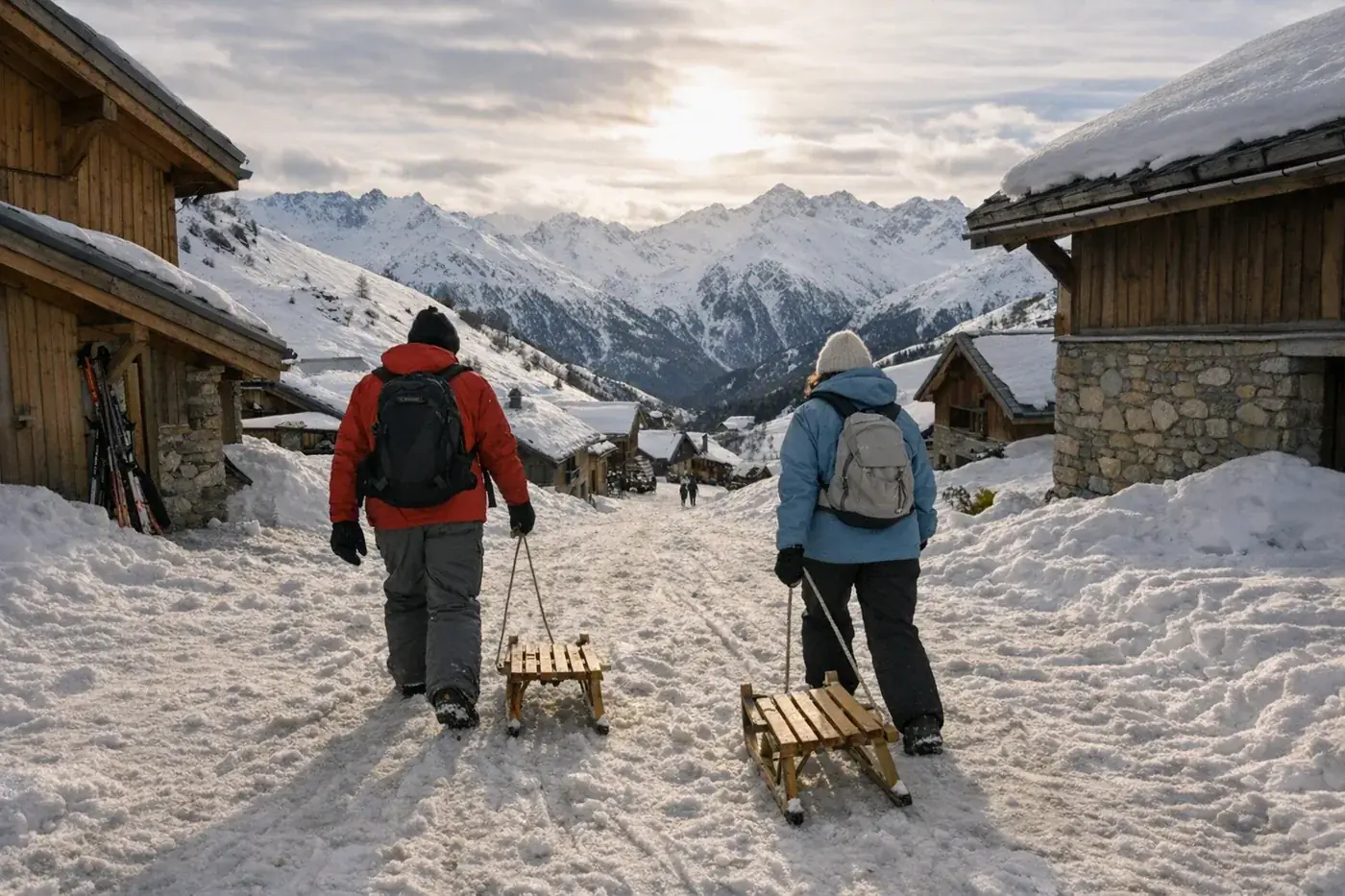 Skiing in Valmeinier